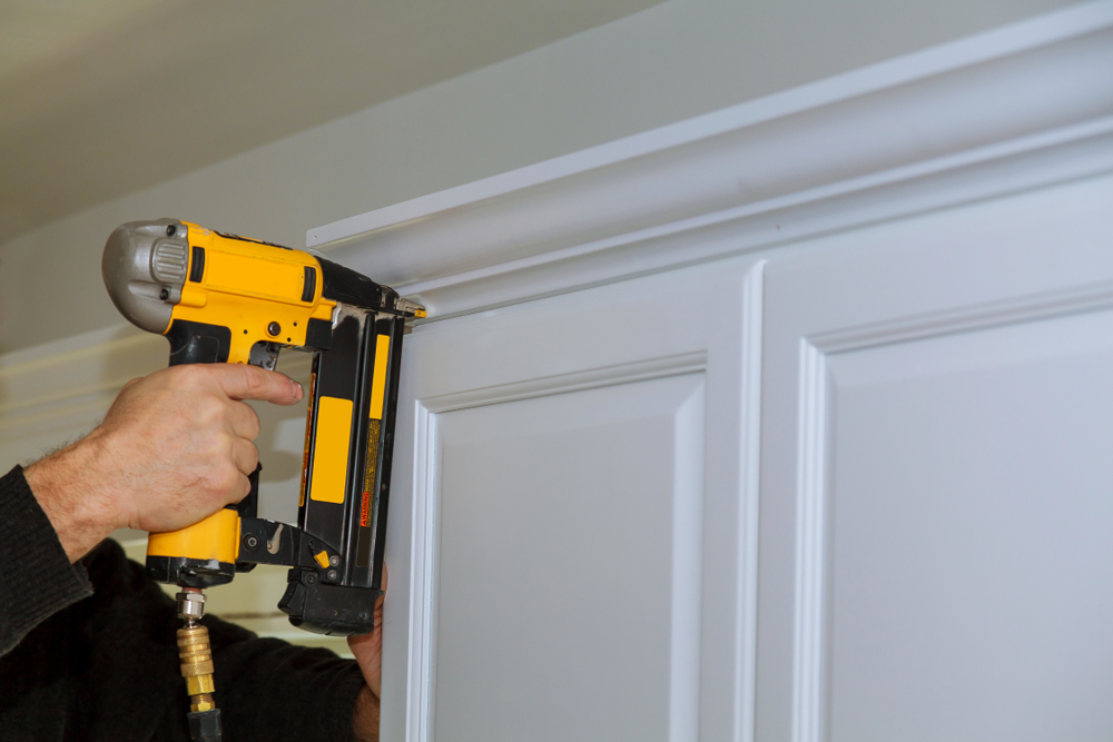 Carpentry services in New Jersey such as installing cabinets
